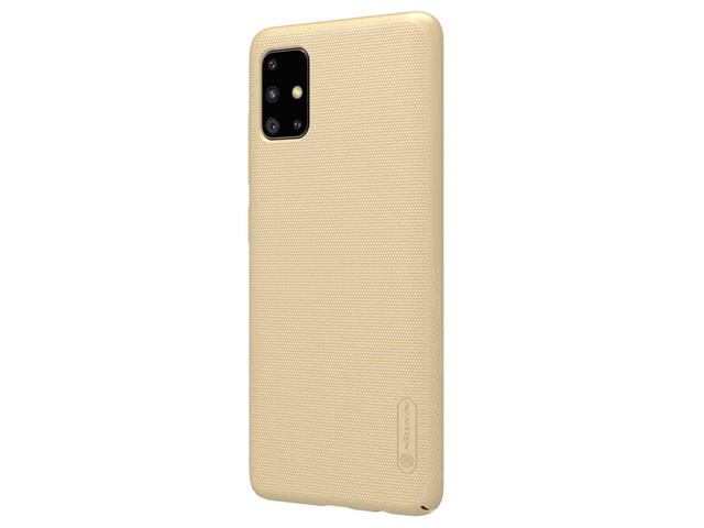 Чехол Nillkin Hard case для Samsung Galaxy A51 (золотистый, пластиковый)