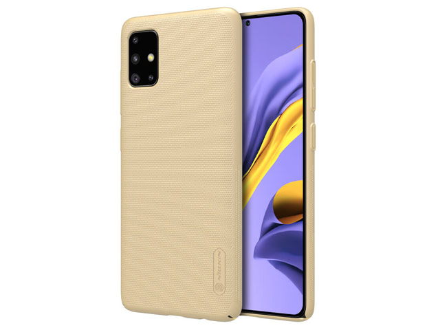 Чехол Nillkin Hard case для Samsung Galaxy A51 (золотистый, пластиковый)