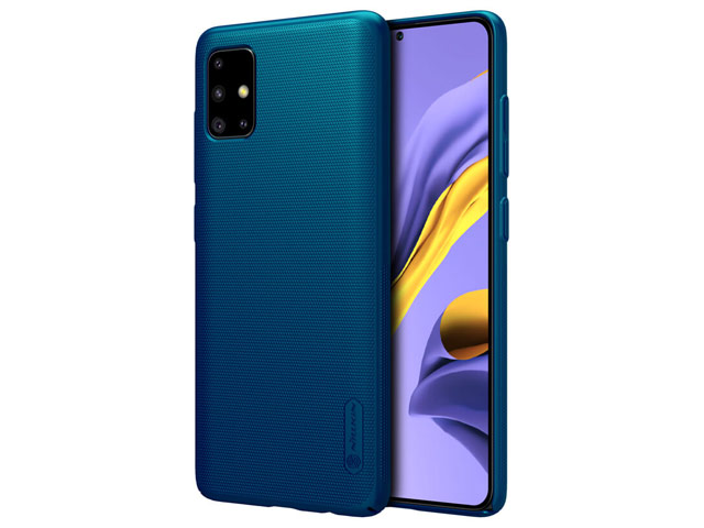 Чехол Nillkin Hard case для Samsung Galaxy A71 (синий, пластиковый)