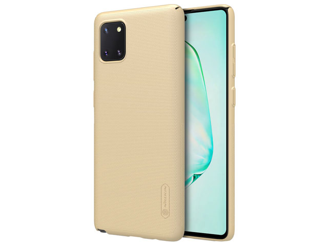 Чехол Nillkin Hard case для Samsung Galaxy Note 10 lite (золотистый, пластиковый)