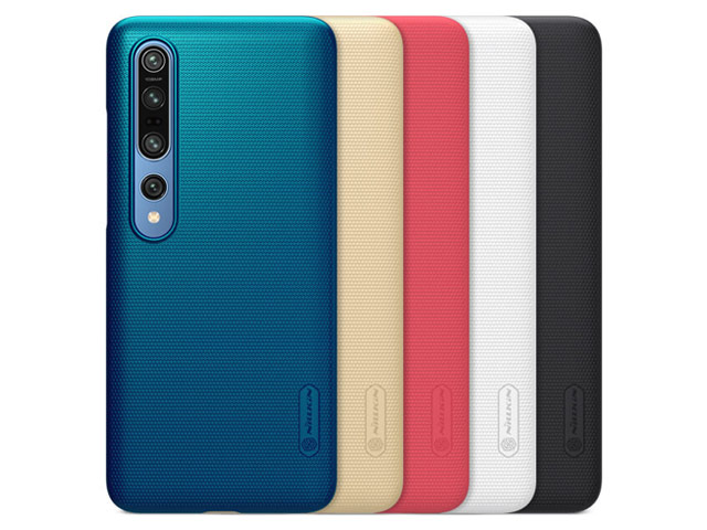 Чехол Nillkin Hard case для Xiaomi Mi 10 (черный, пластиковый)