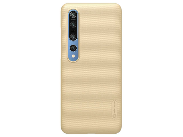 Чехол Nillkin Hard case для Xiaomi Mi 10 (золотистый, пластиковый)