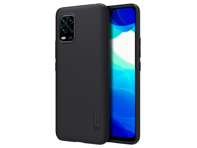 Чехол Nillkin Hard case для Xiaomi Mi 10 lite (черный, пластиковый)