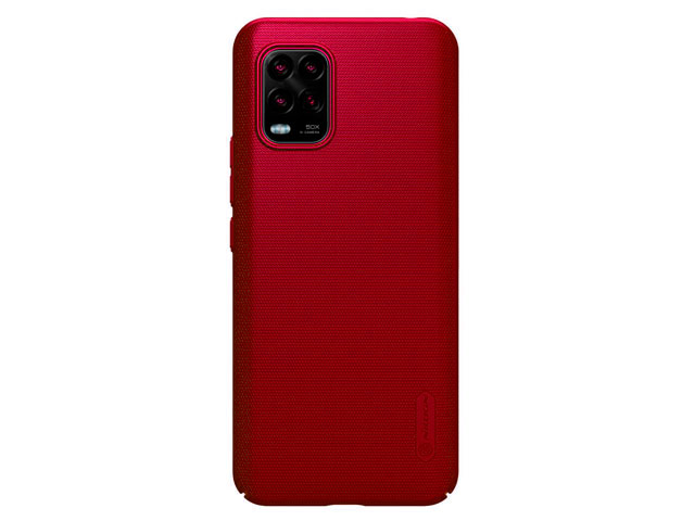 Чехол Nillkin Hard case для Xiaomi Mi 10 lite (красный, пластиковый)