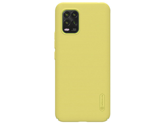 Чехол Nillkin Hard case для Xiaomi Mi 10 lite (золотистый, пластиковый)