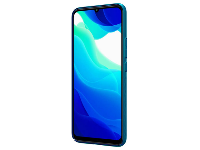 Чехол Nillkin Hard case для Xiaomi Mi 10 lite (синий, пластиковый)