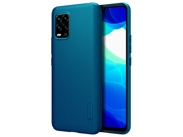 Чехол Nillkin Hard case для Xiaomi Mi 10 lite (синий, пластиковый)