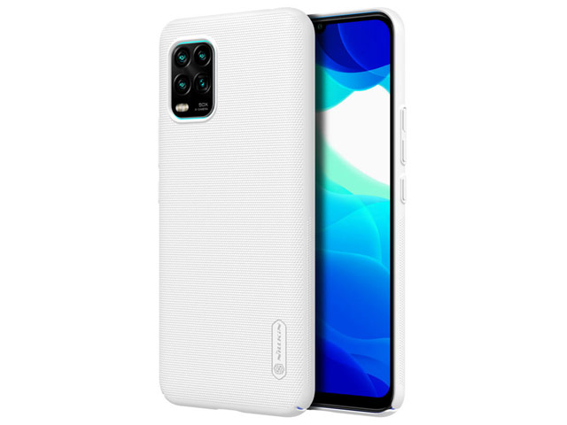 Чехол Nillkin Hard case для Xiaomi Mi 10 lite (белый, пластиковый)