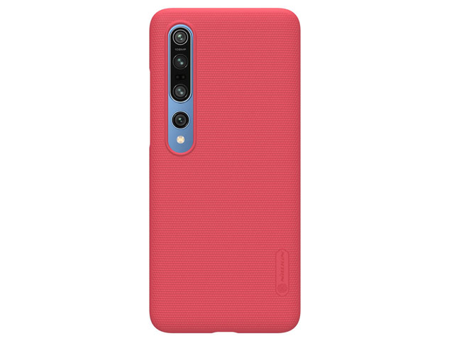 Чехол Nillkin Hard case для Xiaomi Mi 10 pro (красный, пластиковый)
