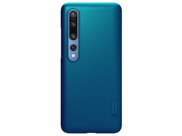 Чехол Nillkin Hard case для Xiaomi Mi 10 pro (синий, пластиковый)