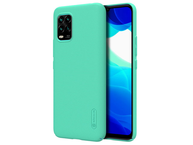 Чехол Nillkin Hard case для Xiaomi Mi 10 lite (голубой, пластиковый)