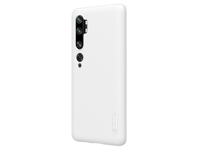 Чехол Nillkin Hard case для Xiaomi Mi Note 10 (белый, пластиковый)