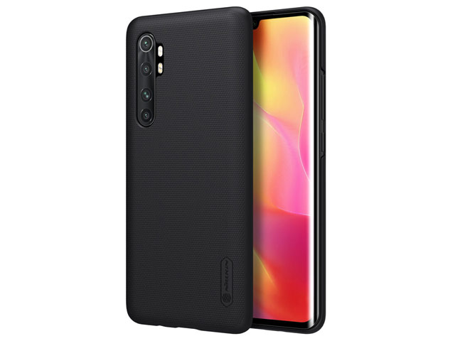 Чехол Nillkin Hard case для Xiaomi Mi Note 10 lite (черный, пластиковый)