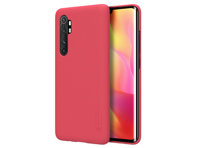 Чехол Nillkin Hard case для Xiaomi Mi Note 10 lite (красный, пластиковый)