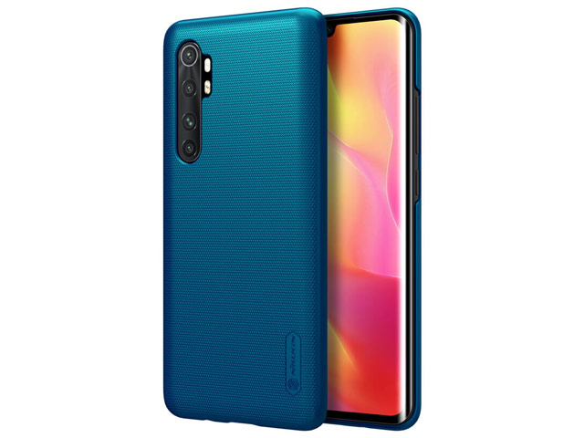 Чехол Nillkin Hard case для Xiaomi Mi Note 10 lite (синий, пластиковый)