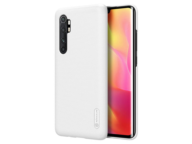 Чехол Nillkin Hard case для Xiaomi Mi Note 10 lite (белый, пластиковый)