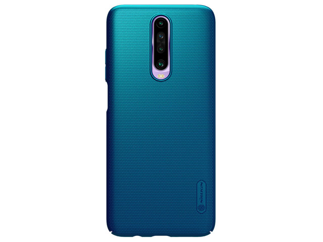 Чехол Nillkin Hard case для Xiaomi Poco X2 (синий, пластиковый)