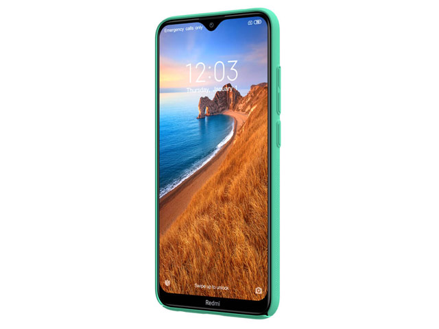 Чехол Nillkin Hard case для Xiaomi Redmi 8 (голубой, пластиковый)