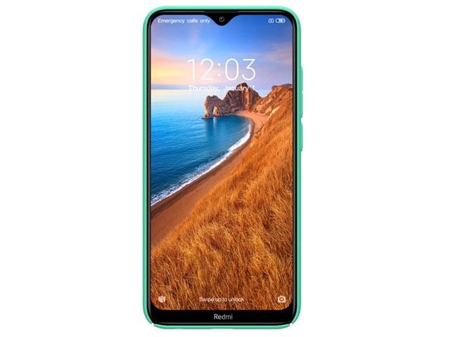 Чехол Nillkin Hard case для Xiaomi Redmi 8 (голубой, пластиковый)