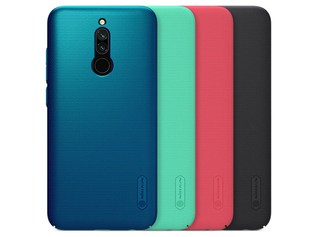 Чехол Nillkin Hard case для Xiaomi Redmi 8 (голубой, пластиковый)