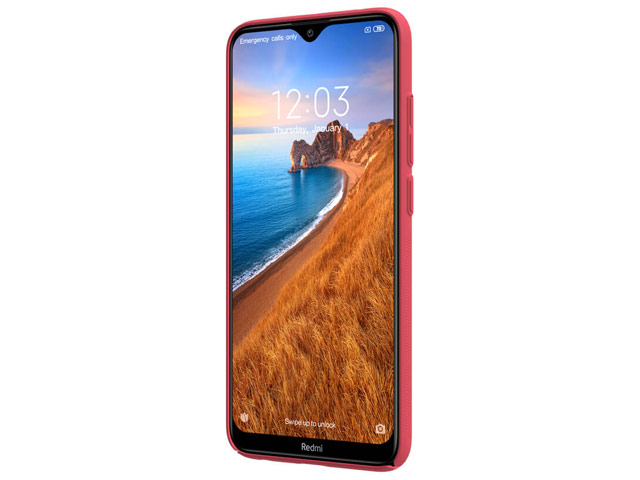 Чехол Nillkin Hard case для Xiaomi Redmi 8 (красный, пластиковый)