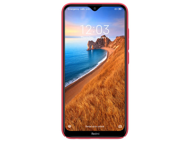 Чехол Nillkin Hard case для Xiaomi Redmi 8 (красный, пластиковый)