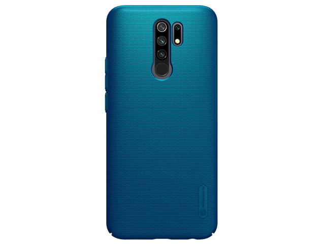 Чехол Nillkin Hard case для Xiaomi Redmi 9 (синий, пластиковый)