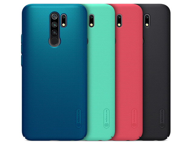 Чехол Nillkin Hard case для Xiaomi Redmi 9 (синий, пластиковый)