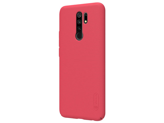 Чехол Nillkin Hard case для Xiaomi Redmi 9 (красный, пластиковый)