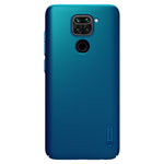 Чехол Nillkin Hard case для Xiaomi Redmi Note 9 (синий, пластиковый)