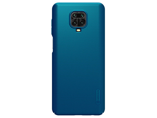 Чехол Nillkin Hard case для Xiaomi Redmi Note 9S/9 pro (синий, пластиковый)