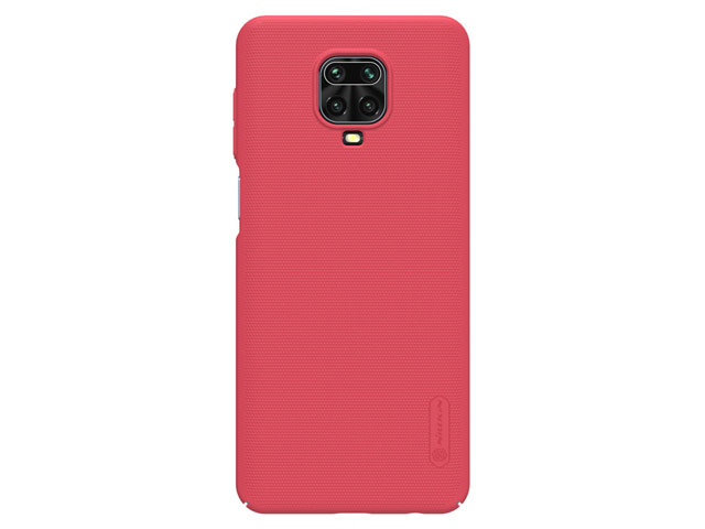 Чехол Nillkin Hard case для Xiaomi Redmi Note 9S/9 pro (красный, пластиковый)