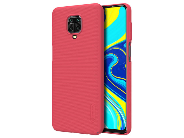 Чехол Nillkin Hard case для Xiaomi Redmi Note 9S/9 pro (красный, пластиковый)