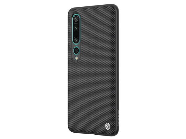 Чехол Nillkin Textured case для Xiaomi Mi 10 (черный, нейлон)