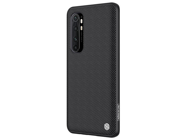 Чехол Nillkin Textured case для Xiaomi Mi Note 10 lite (черный, нейлон)