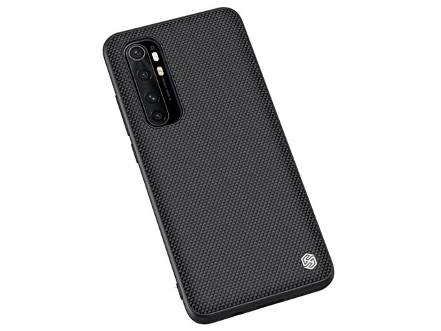 Чехол Nillkin Textured case для Xiaomi Mi Note 10 lite (черный, нейлон)