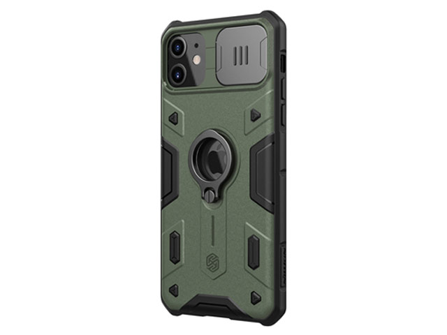 Чехол Nillkin CamShield Armor для Apple iPhone 11 (темно-зеленый, композитный)