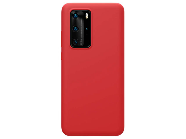 Чехол Nillkin Flex Pure case для Huawei P40 pro (красный, гелевый)