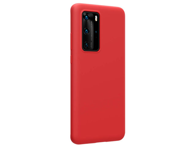 Чехол Nillkin Flex Pure case для Huawei P40 pro (красный, гелевый)