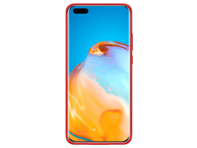 Чехол Nillkin Flex Pure case для Huawei P40 pro (красный, гелевый)