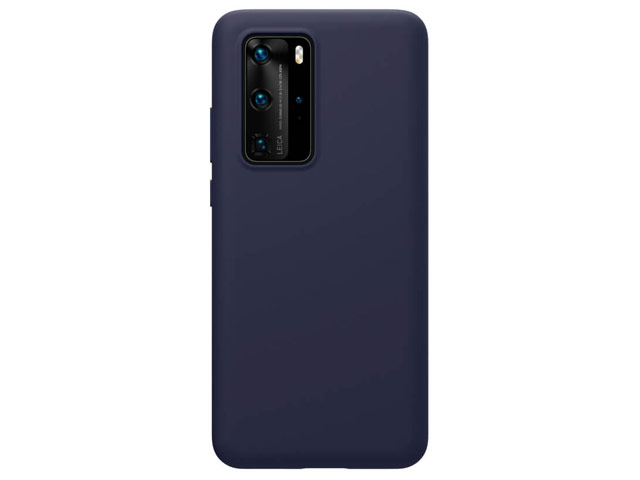 Чехол Nillkin Flex Pure case для Huawei P40 pro (синий, гелевый)