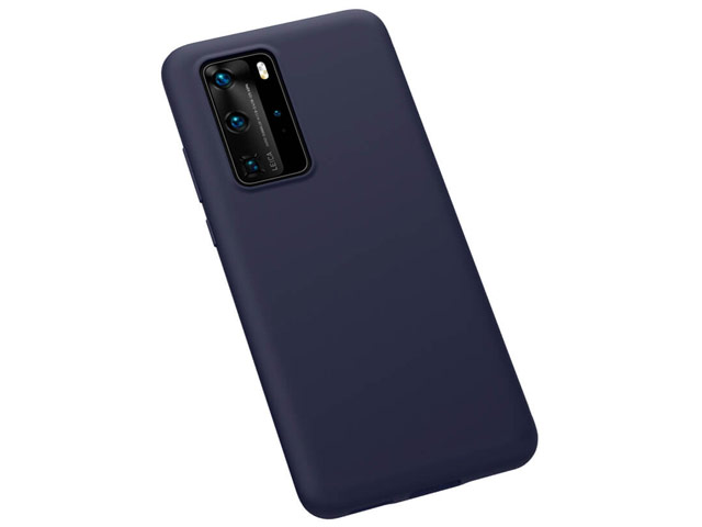 Чехол Nillkin Flex Pure case для Huawei P40 pro (синий, гелевый)