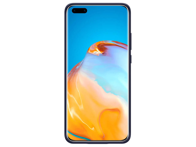 Чехол Nillkin Flex Pure case для Huawei P40 pro (синий, гелевый)