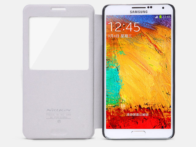 Чехол Nillkin V-series Leather case для Samsung Galaxy Note 3 N9000 (черный, кожанный)