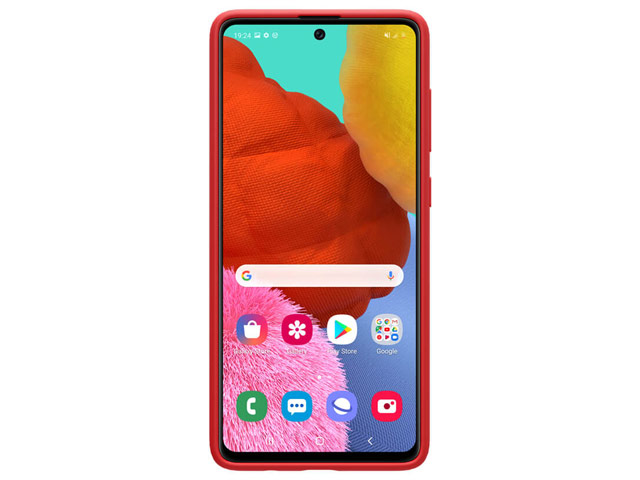 Чехол Nillkin Flex Pure case для Samsung Galaxy A51 (красный, гелевый)