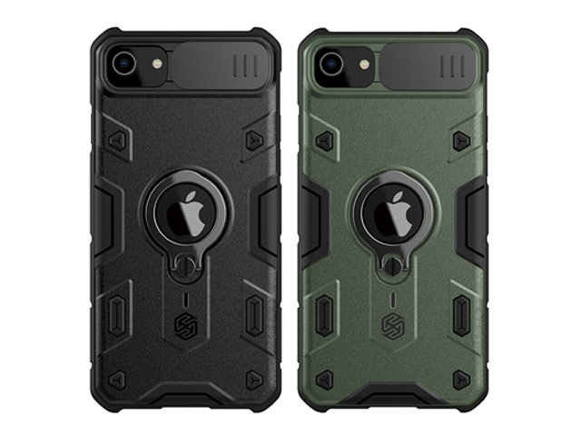 Чехол Nillkin CamShield Armor для Apple iPhone SE 2 (темно-зеленый, композитный)