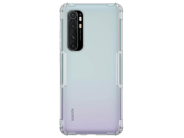 Чехол Nillkin Nature case для Xiaomi Mi Note 10 lite (серый, гелевый)
