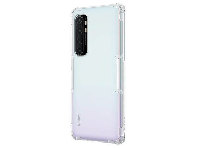 Чехол Nillkin Nature case для Xiaomi Mi Note 10 lite (прозрачный, гелевый)