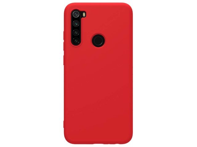 Чехол Nillkin Rubber Wrapped для Xiaomi Redmi Note 8 (красный, гелевый)