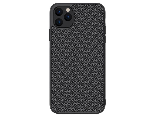 Чехол Nillkin Synthetic Fiber Plaid для Apple iPhone 11 pro max (черный, карбон)